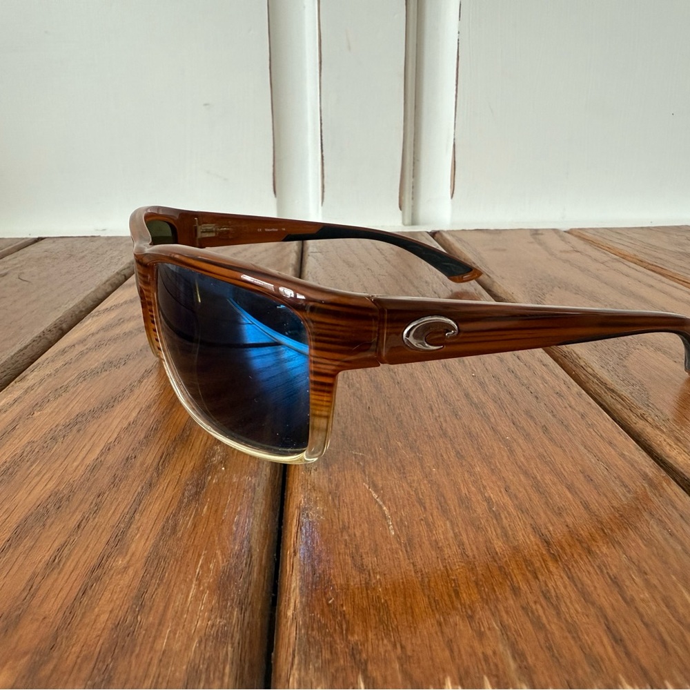 Costa Brown and Blue Men's Sunglasses